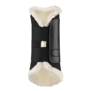 EquiFit D-Teq™ Hind Boot with Black w/Natural Vegan Sheepswool version of boots