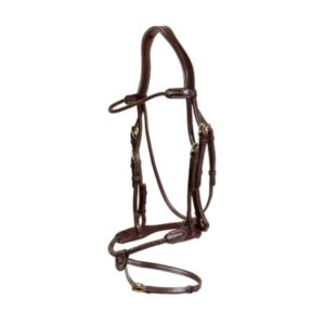 Dy'on D Collection Braided Flash Noseband Bridle