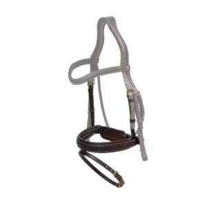 Dy'on D Collection Plaited Medium Noseband with Pull-back