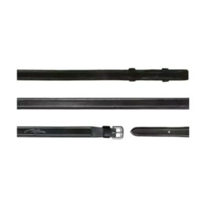 Dy'on Dressage Collection Flat Leather 1/2" Full Leather Double Bridle Reins