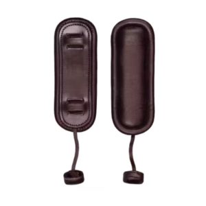 Dy'on Dressage Collection Flat Leather Protective Pad For Pull-Back Strap