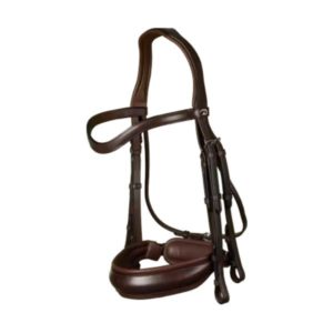 Dy'on New English Collection Matte Large Crank Noseband Double Bridle