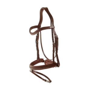 Dy'on New English Collection Plaited Flash Noseband Bridle with Pull back