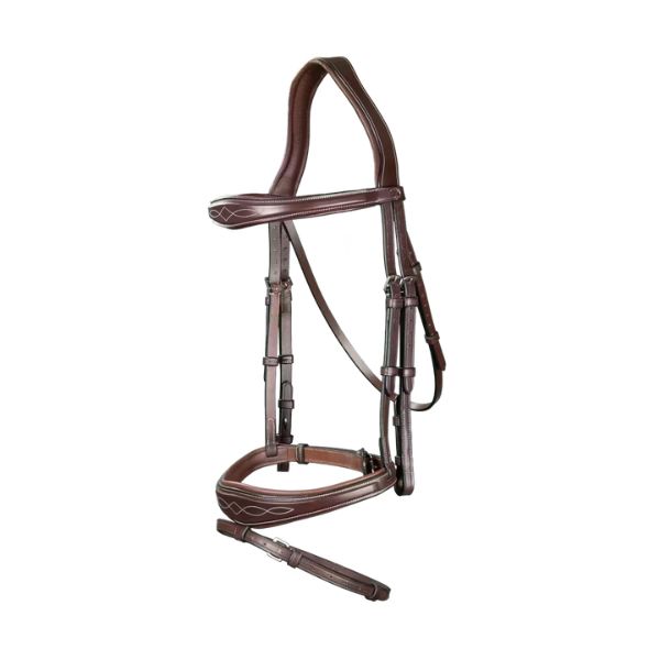 Dy'on US Jumping Collection Anatomic Flash Noseband Bridle - Image 2