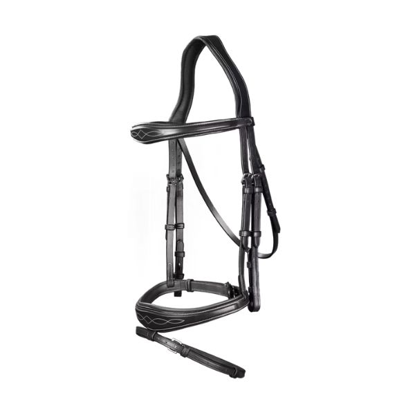 Dy'on US Jumping Collection Anatomic Flash Noseband Bridle - Image 4