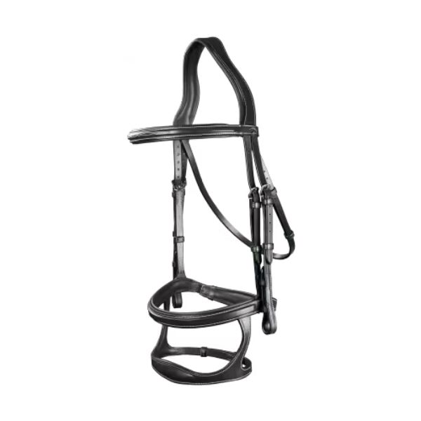 Dy'on US Jumping Collection Double Noseband Bridle - Image 4