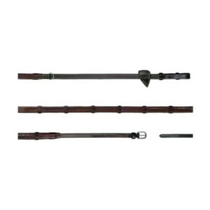 Dy'on Working Collection 1/2" Howlett Rubber Reins With 7 Leather Loops
