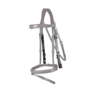 Dy'on Working Collection Cheekpieces with Cream Stitching