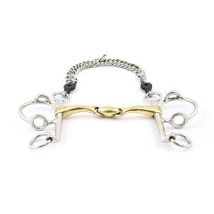 French Mouth full cheek Pelham Gag bit