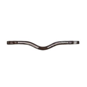 Dy'on New English Collection Half Swarovski V-Shaped Browband