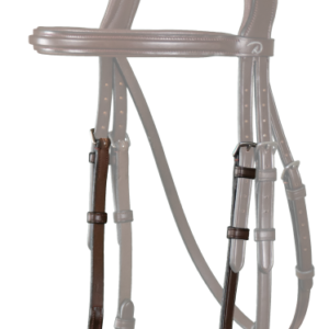Dy'on New English Collection Leather Covered Rope Noseband
