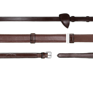 Dy'on New English Collection 5/8" Hunter Reins with 7 Leather Loops