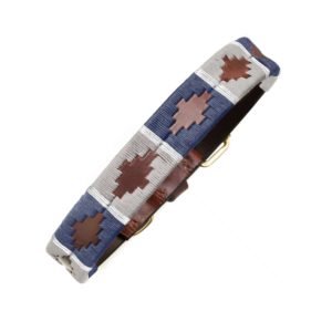 Pampeano Piedra Dog Collar Premium Brown Leather Outdoor Style